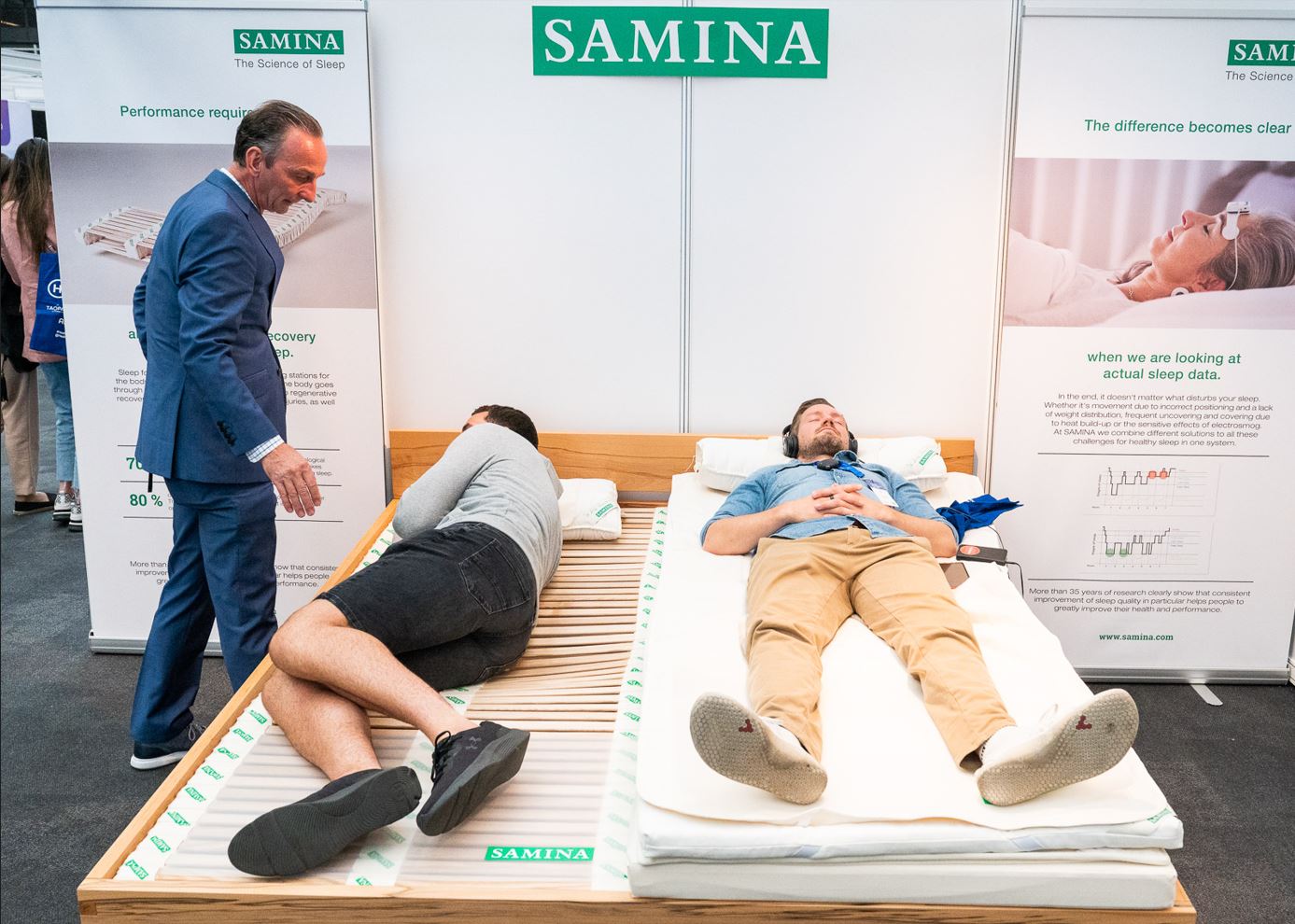 SAMINA beim Health Optimisation Summit in London (Die Bildrechte liegen bei dem Verfasser der Mitteilung.)