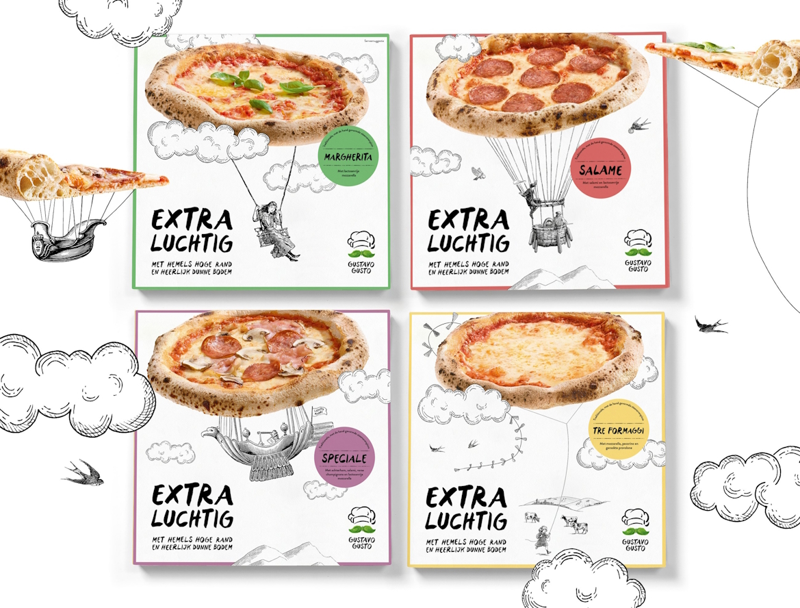 Auch in den Niederlanden: Tiefkühlpizzen von Gustavo Gusto (Die Bildrechte liegen bei dem Verfasser der Mitteilung.) Auch in den Niederlanden: Tiefkühlpizzen von Gustavo Gusto (Die Bildrechte liegen bei dem Verfasser der Mitteilung.)