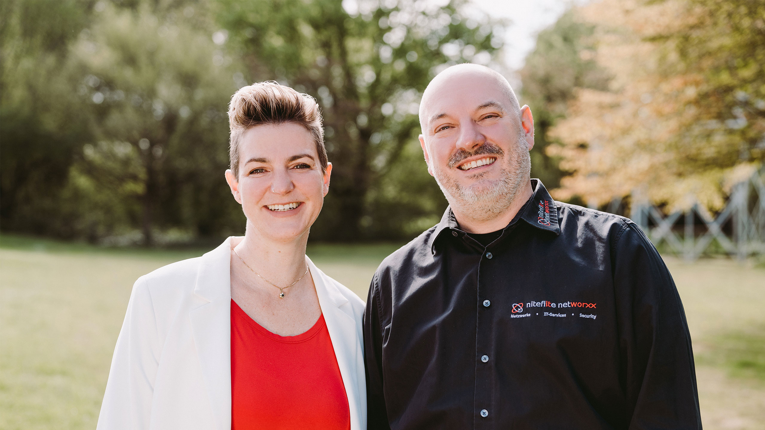 Susanne und Maximilian Pfister,Geschäftsführung der niteflite networxx GmbH (Die Bildrechte liegen bei dem Verfasser der Mitteilung.)