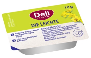 Deli Reform Die Leichte mit 39 Prozent Fett in 10g oder 20g Portionen.