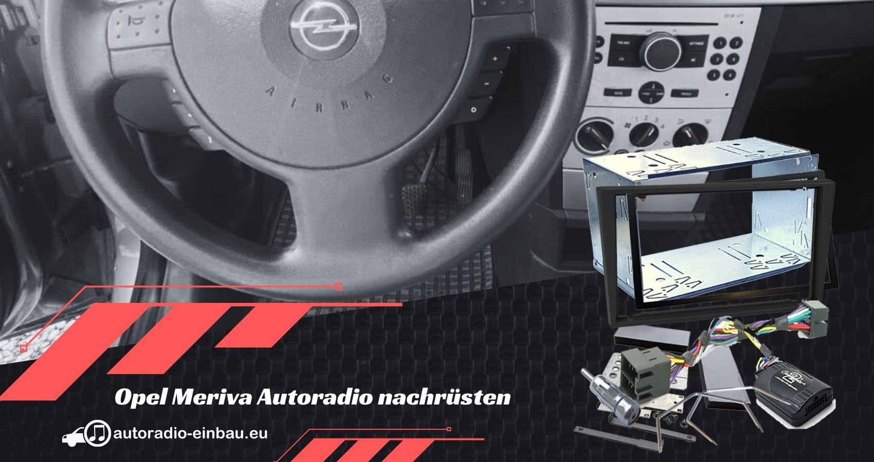 Opel Meriva Autoradio nachrüsten Tipps und Ratschläge (Die Bildrechte liegen bei dem Verfasser der Mitteilung.)