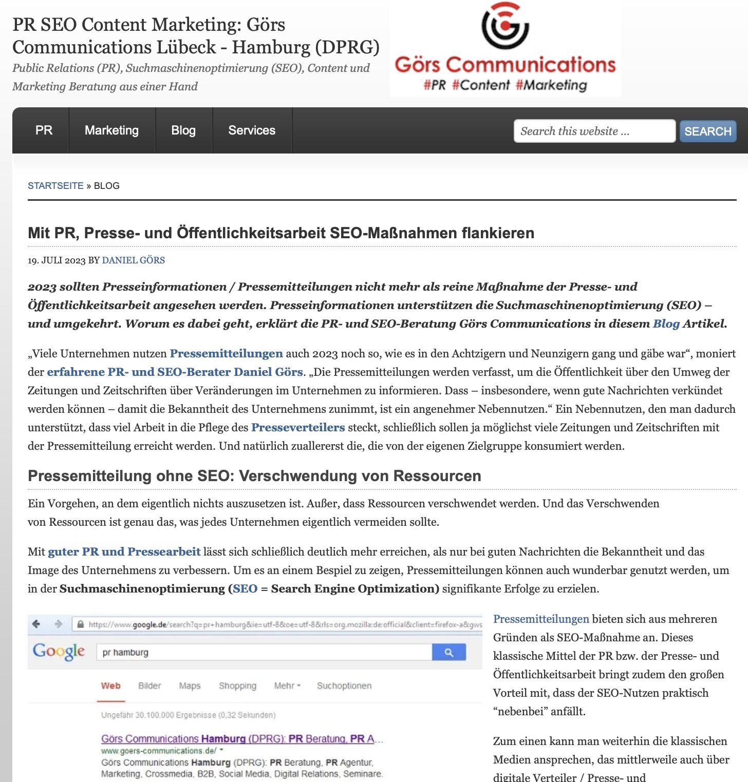PR und Presseinformationen unterstützen die Suchmaschinenoptimierung (SEO) - und umgekehrt. (Die Bildrechte liegen bei dem Verfasser der Mitteilung.) PR und Presseinformationen unterstützen die Suchmaschinenoptimierung (SEO) - und umgekehrt. (Die Bildrechte liegen bei dem Verfasser der Mitteilung.)