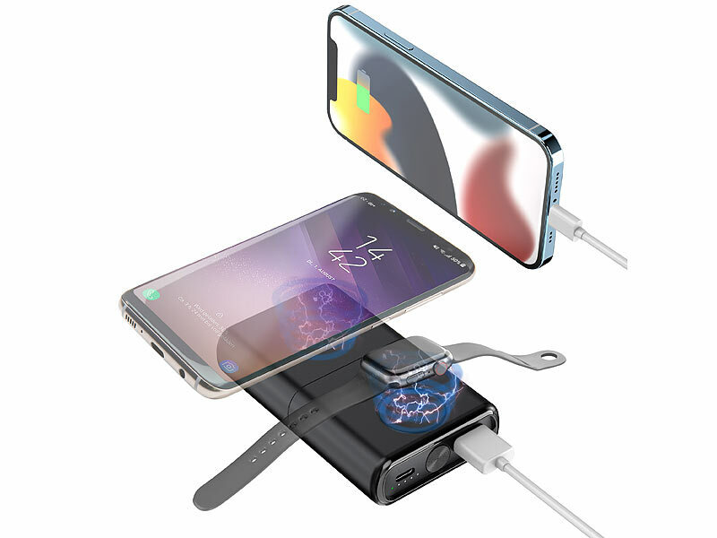 revolt 3in1-Wireless-Powerbank für iPhone& AppleWatch PB-180 (Die Bildrechte liegen bei dem Verfasser der Mitteilung.) revolt 3in1-Wireless-Powerbank für iPhone& AppleWatch PB-180 (Die Bildrechte liegen bei dem Verfasser der Mitteilung.)