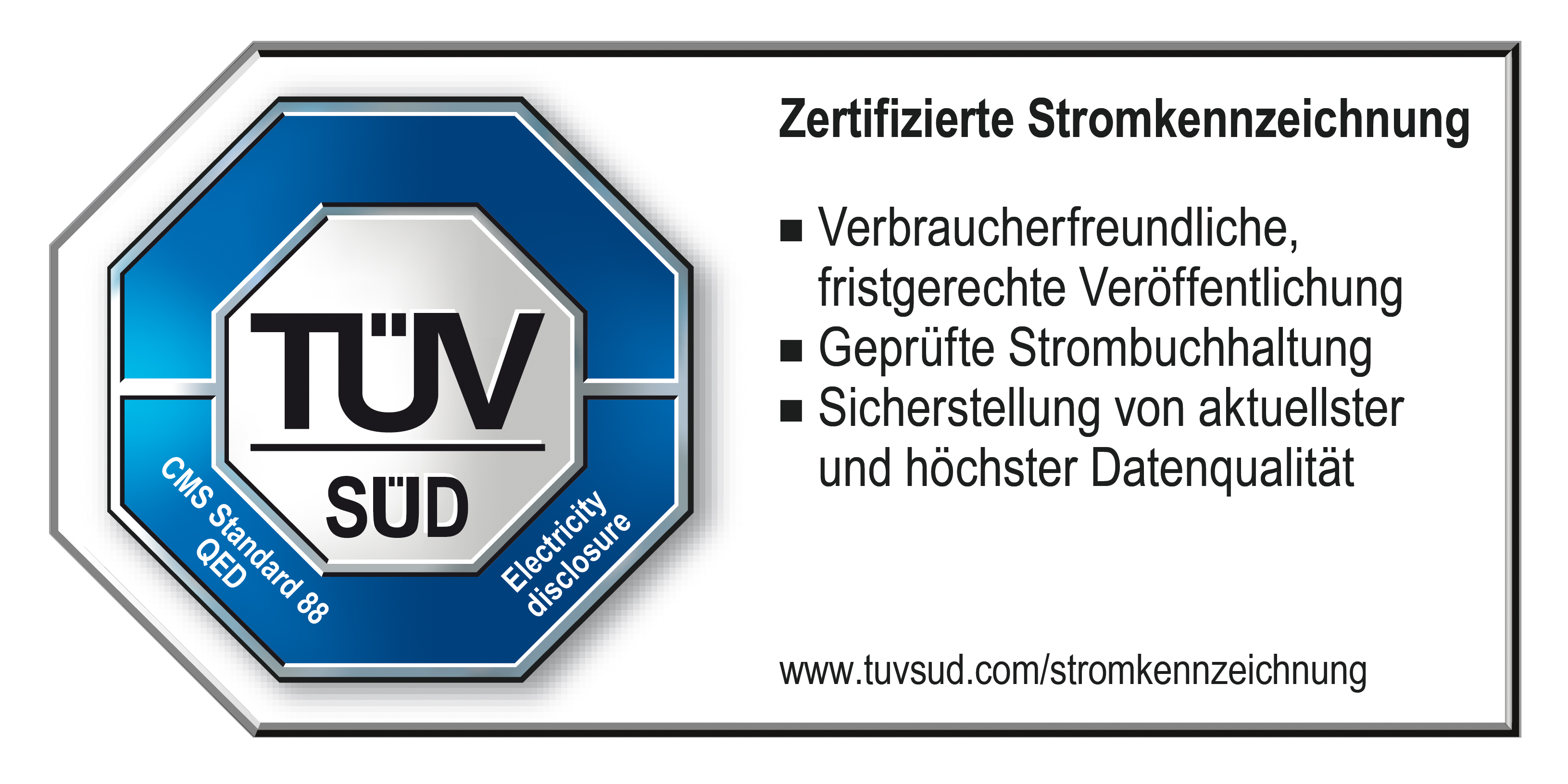 Eigentümer des Siegels ist der TÜV Süd