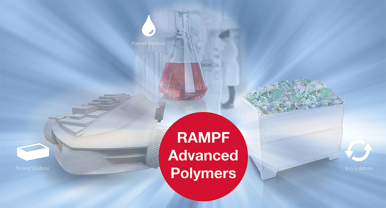 Zusammenschluss von RAMPF Eco Solutions, RAMPF Polymer Solutions und RAMPF Tooling Solutions zum 1. Zusammenschluss von RAMPF Eco Solutions, RAMPF Polymer Solutions und RAMPF Tooling Solutions zum 1.