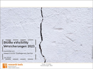 Studie eVisibility Versicherungen 2023 Studie eVisibility Versicherungen 2023