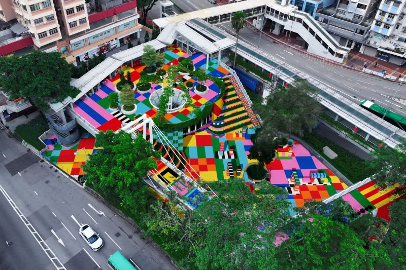 Die Kunstinstallation Prismatic vom bekannten Design-Duo Craig& Karl. (Bildquelle: Hong Kong Tourism Board)