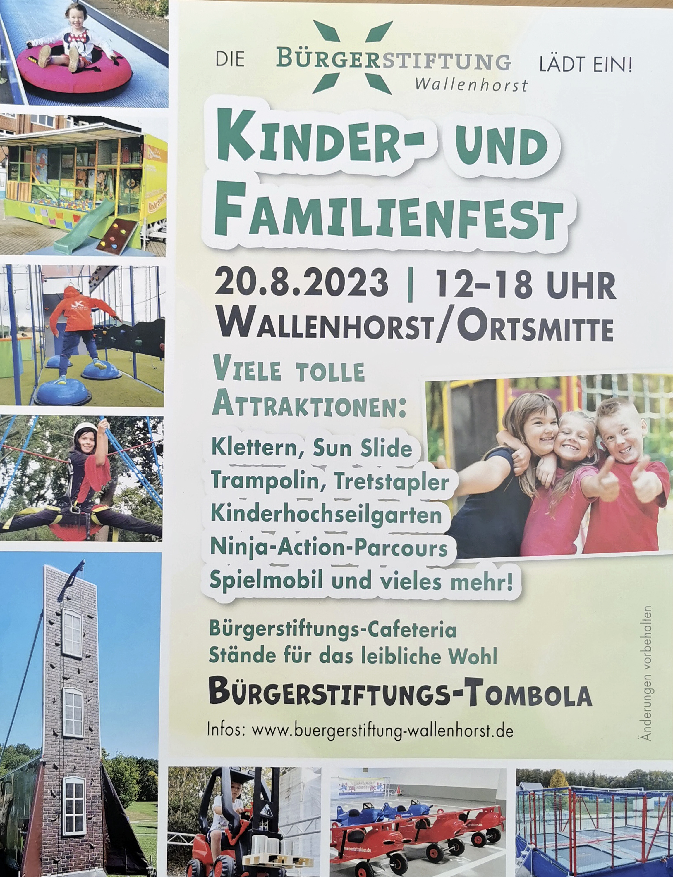 Kinder- und Familienfest in Wallenhorst Kinder- und Familienfest in Wallenhorst