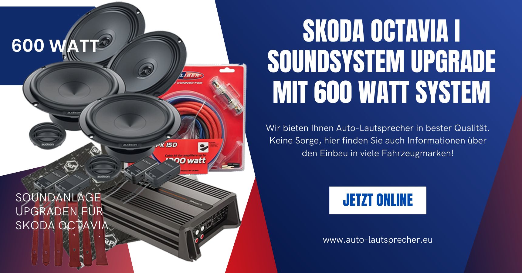 Skoda Octavia I Soundsystem Upgrade mit 600 Watt System (Die Bildrechte liegen bei dem Verfasser der Mitteilung.) Skoda Octavia I Soundsystem Upgrade mit 600 Watt System (Die Bildrechte liegen bei dem Verfasser der Mitteilung.)
