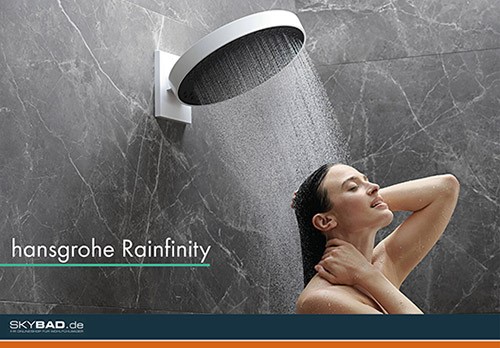 hansgrohe Rainfinity Kopfbrause (Die Bildrechte liegen bei dem Verfasser der Mitteilung.)