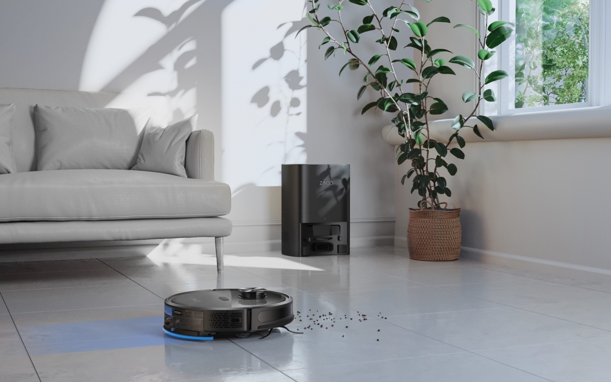 ZACO A10 Pro Saugroboter mit Wischfunktion und Absaugstation (© ) ZACO A10 Pro Saugroboter mit Wischfunktion und Absaugstation (© )