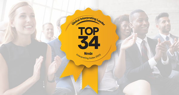 NIMDZI TOP 34 Global Interpreting Leader NIMDZI TOP 34 Global Interpreting Leader