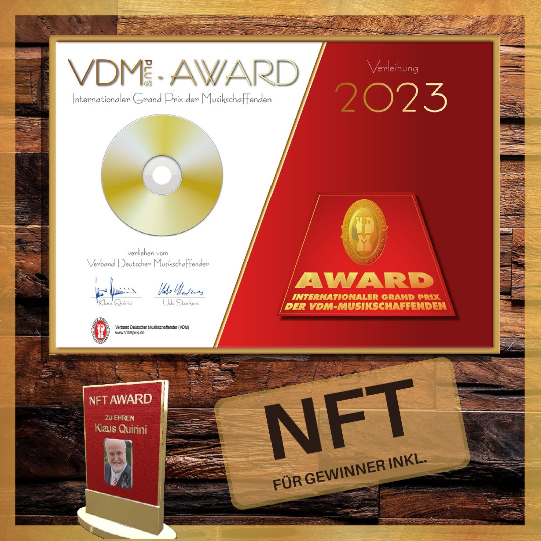 VDMplus AWARDS 2023 mit seltener NFT-Auszeichnung (Die Bildrechte liegen bei dem Verfasser der Mitteilung.) VDMplus AWARDS 2023 mit seltener NFT-Auszeichnung (Die Bildrechte liegen bei dem Verfasser der Mitteilung.)