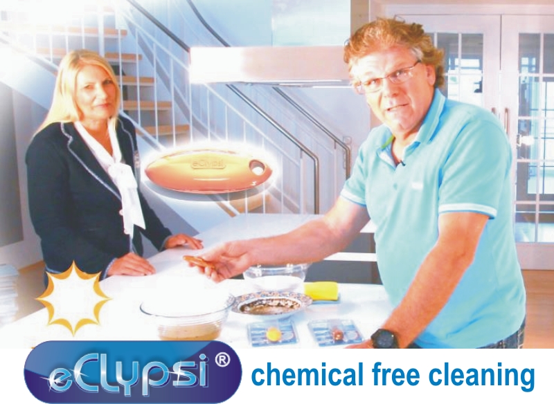 eClypsi, reinigt ohne Chemie (Die Bildrechte liegen bei dem Verfasser der Mitteilung.)