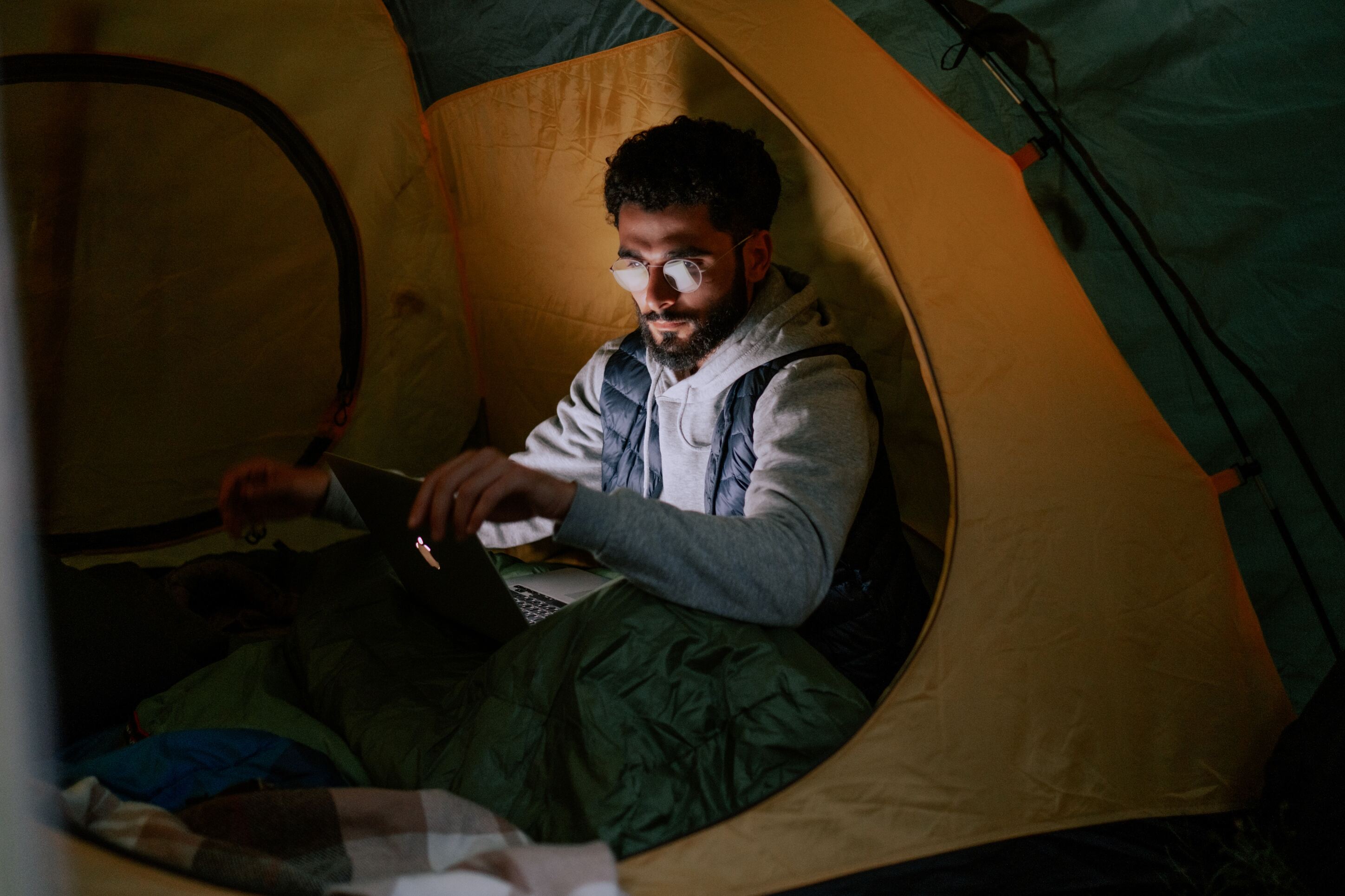 Flexibles Arbeiten von jedem Ort aus - dank starker Internetverbindung auf dem Campingplatz (c) Eventnet