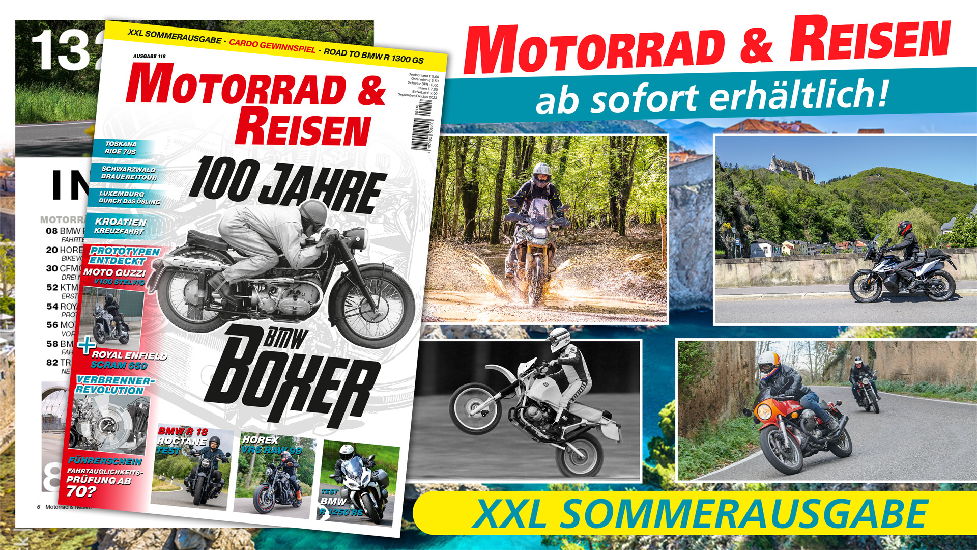 Motorrad& Reisen–XXL Sommerausgabe mit 164 Seiten (Die Bildrechte liegen bei dem Verfasser der Mitteilung.)