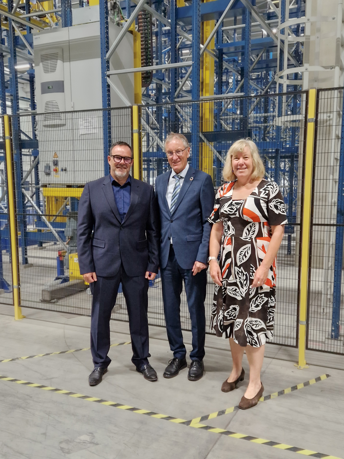 Antrittsbesuch Falk Pruscha von Mercedes-Benz AG bei Landrat Bernhard in der Campus Mensch Industrie (Die Bildrechte liegen bei dem Verfasser der Mitteilung.)