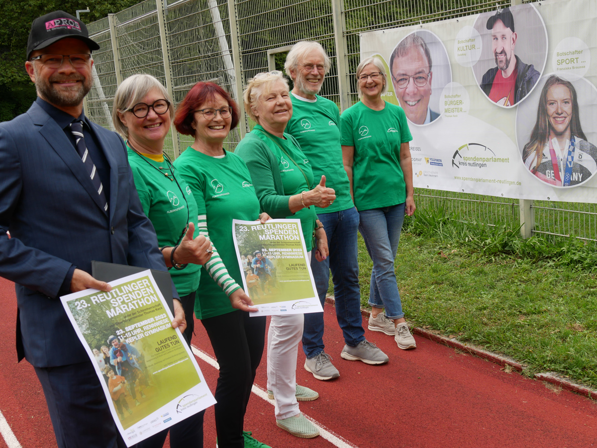 Reutlingen: 23. Spendenmarathon am 23. September (Die Bildrechte liegen bei dem Verfasser der Mitteilung.)
