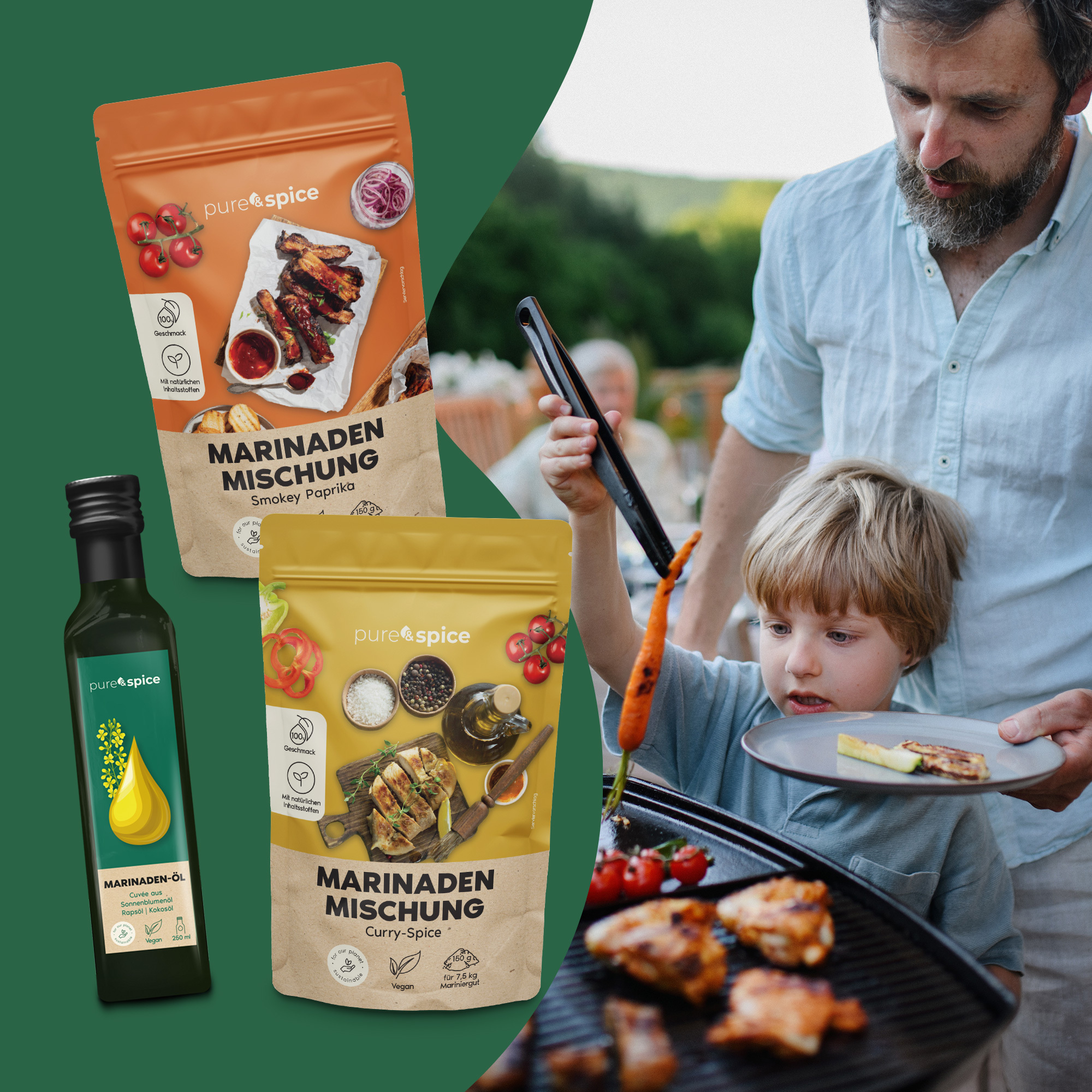 Jetzt neu bei pure & spice: Marinaden Sets in den Sorten Jetzt neu bei pure & spice: Marinaden Sets in den Sorten