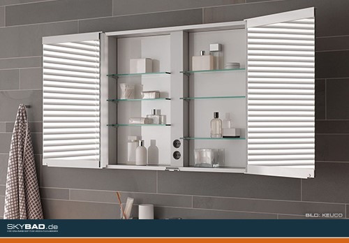 Spiegelschränke für das Badezimmer (Die Bildrechte liegen bei dem Verfasser der Mitteilung.)