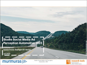 Studie Social Media Ad Perception Automotive 2023