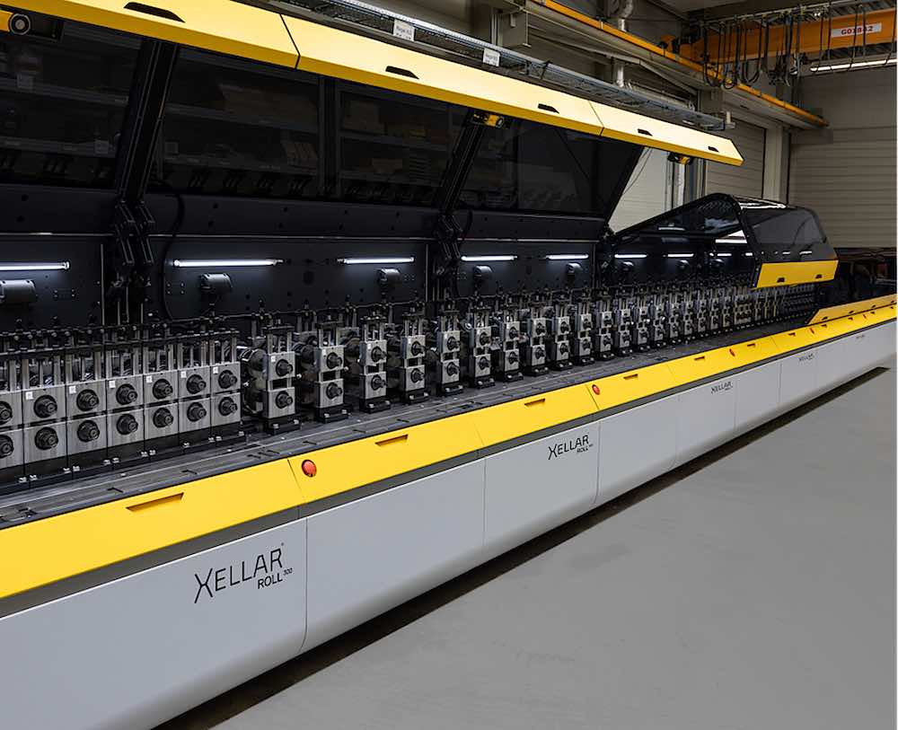 XELLAR-Profilieranlage (Foto: XELLAR Technologies GmbH). XELLAR-Profilieranlage (Foto: XELLAR Technologies GmbH).