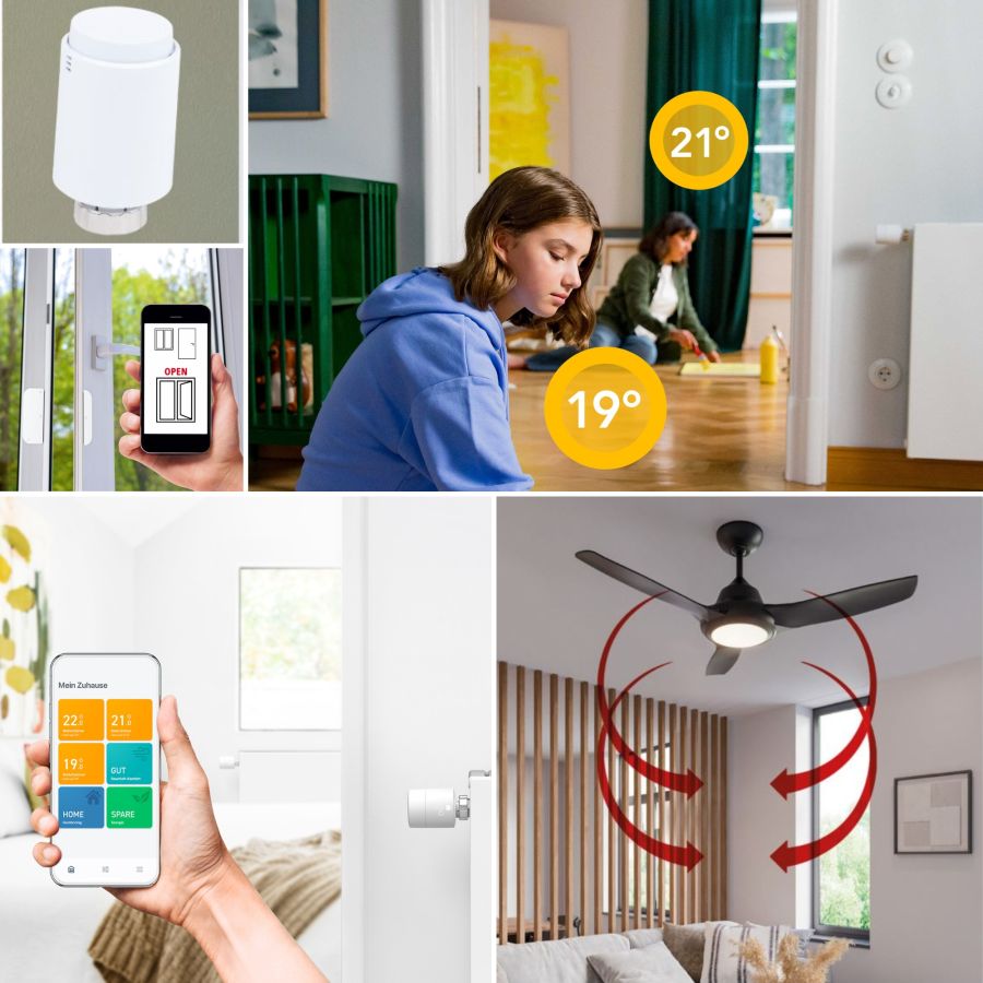 Heizkosten sparen mit smarten Thermostaten & Co. | ©Lampenwelt.de (© Lampenwelt.de) Heizkosten sparen mit smarten Thermostaten & Co. | ©Lampenwelt.de (© Lampenwelt.de)