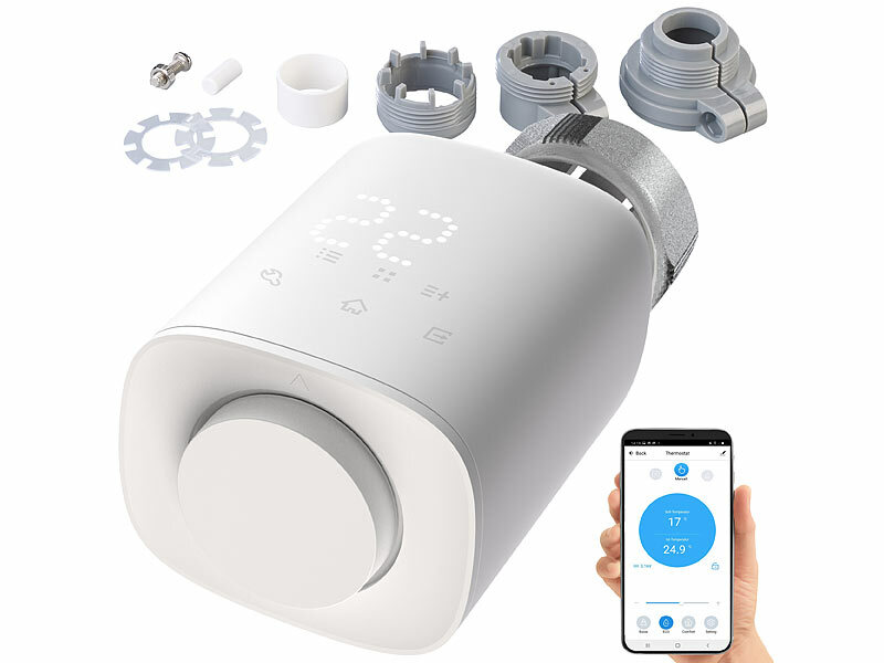revolt Programmierbares Heizkörper-Thermostat mit Bluetooth (Die Bildrechte liegen bei dem Verfasser der Mitteilung.) revolt Programmierbares Heizkörper-Thermostat mit Bluetooth (Die Bildrechte liegen bei dem Verfasser der Mitteilung.)