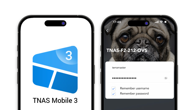 TerraMaster TNAS Mobile 3 App (Die Bildrechte liegen bei dem Verfasser der Mitteilung.) TerraMaster TNAS Mobile 3 App (Die Bildrechte liegen bei dem Verfasser der Mitteilung.)