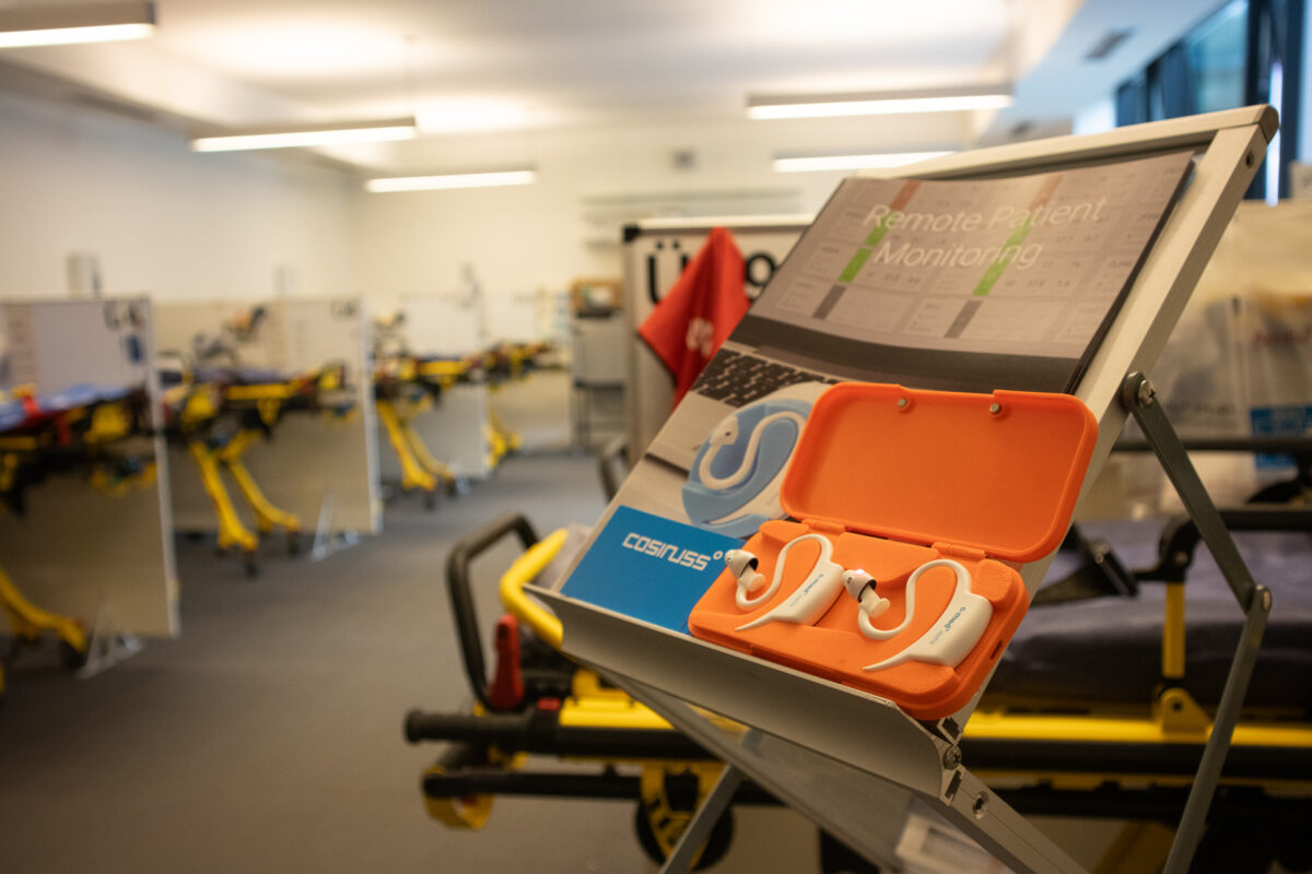 Überwachungsraum der Aicher Ambulanz