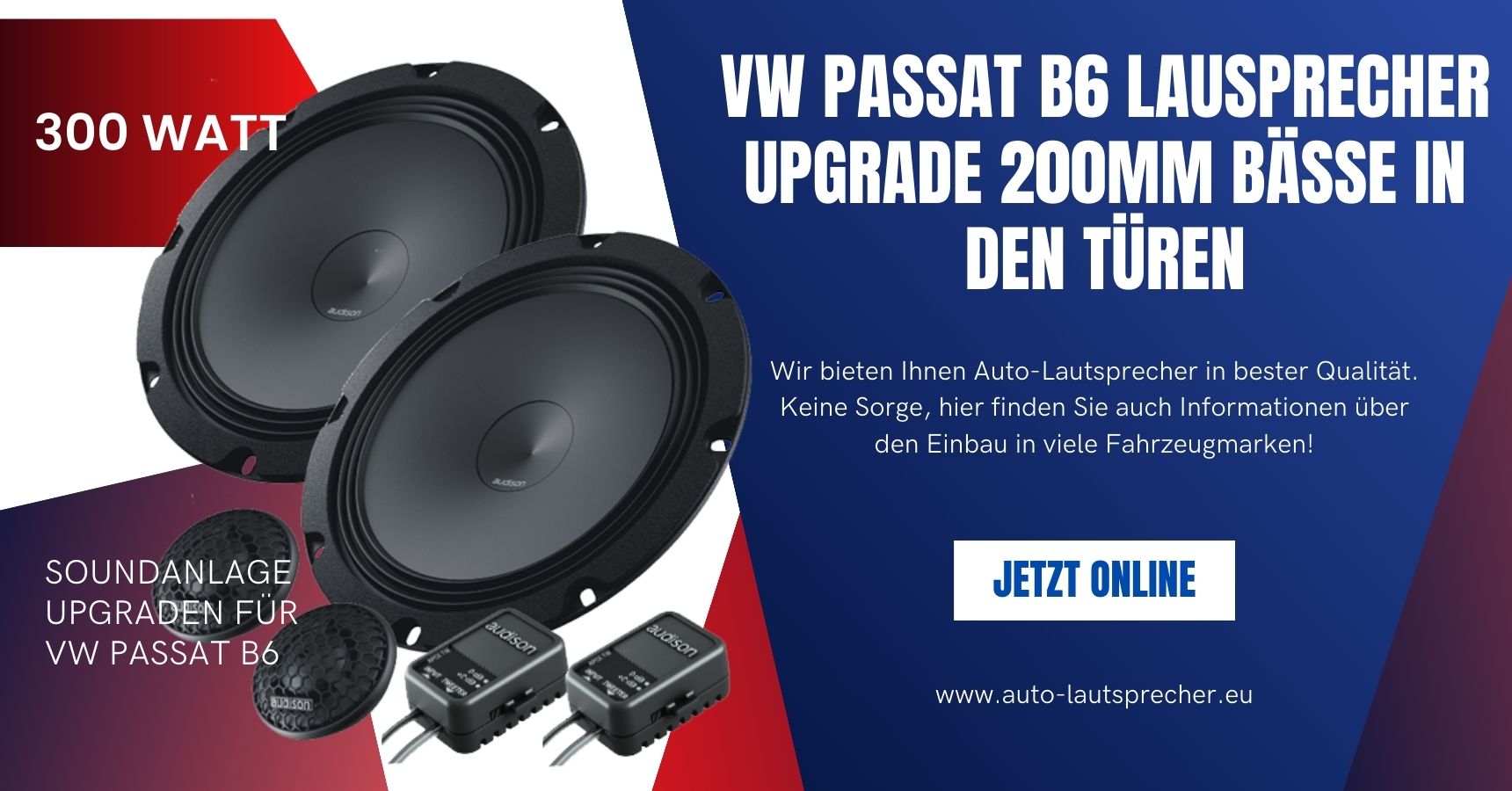 VW Passat B6 Lausprecher Upgrade 200mm Bässe in den Türen (Die Bildrechte liegen bei dem Verfasser der Mitteilung.) VW Passat B6 Lausprecher Upgrade 200mm Bässe in den Türen (Die Bildrechte liegen bei dem Verfasser der Mitteilung.)