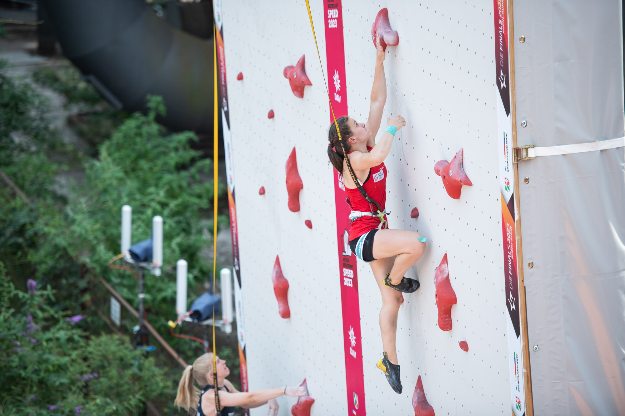 Sportliches Highlight im Herbst: Speedklettern in Leipzig