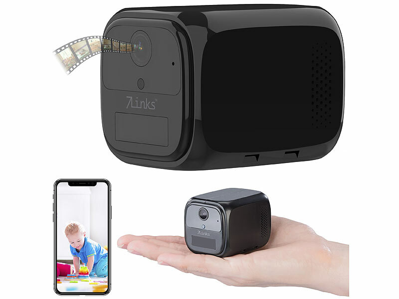 7links 4G-Micro-IP-Kamera IPC-90.lte mit Full HD (Die Bildrechte liegen bei dem Verfasser der Mitteilung.) 7links 4G-Micro-IP-Kamera IPC-90.lte mit Full HD (Die Bildrechte liegen bei dem Verfasser der Mitteilung.)