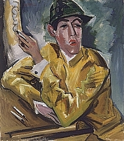 „Jockey mit Zigarette“ von Max Pechstein, Rechte Museum Osthaus „Jockey mit Zigarette“ von Max Pechstein, Rechte Museum Osthaus