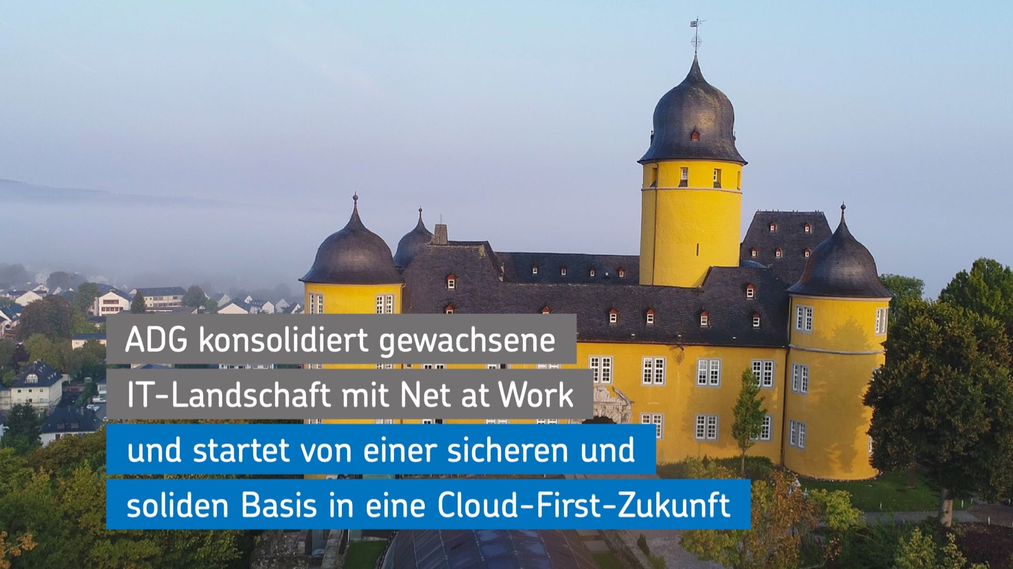 ADG: Sauberes Fundament für Cloud-First-Strategie durch Net at Work (Die Bildrechte liegen bei dem Verfasser der Mitteilung.) ADG: Sauberes Fundament für Cloud-First-Strategie durch Net at Work (Die Bildrechte liegen bei dem Verfasser der Mitteilung.)