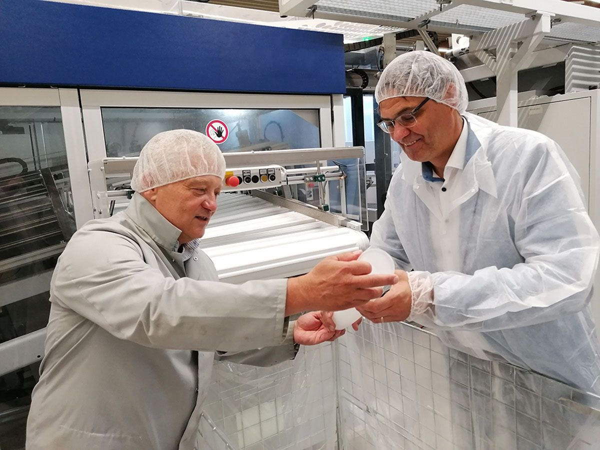 Uwe Fernholz (links) und Dr. Peter Liese.  © Bild: Europabüro für Südwestfalen und das Hochstift