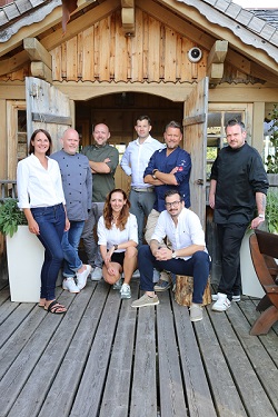 Mike Süsser mit dem Familux Trend Scouting Team (Familux Resorts)