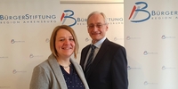 Maria Paulsberg und Dr. Michael Eckstein (BürgerStiftung Region Ahrensburg) Maria Paulsberg und Dr. Michael Eckstein (BürgerStiftung Region Ahrensburg)