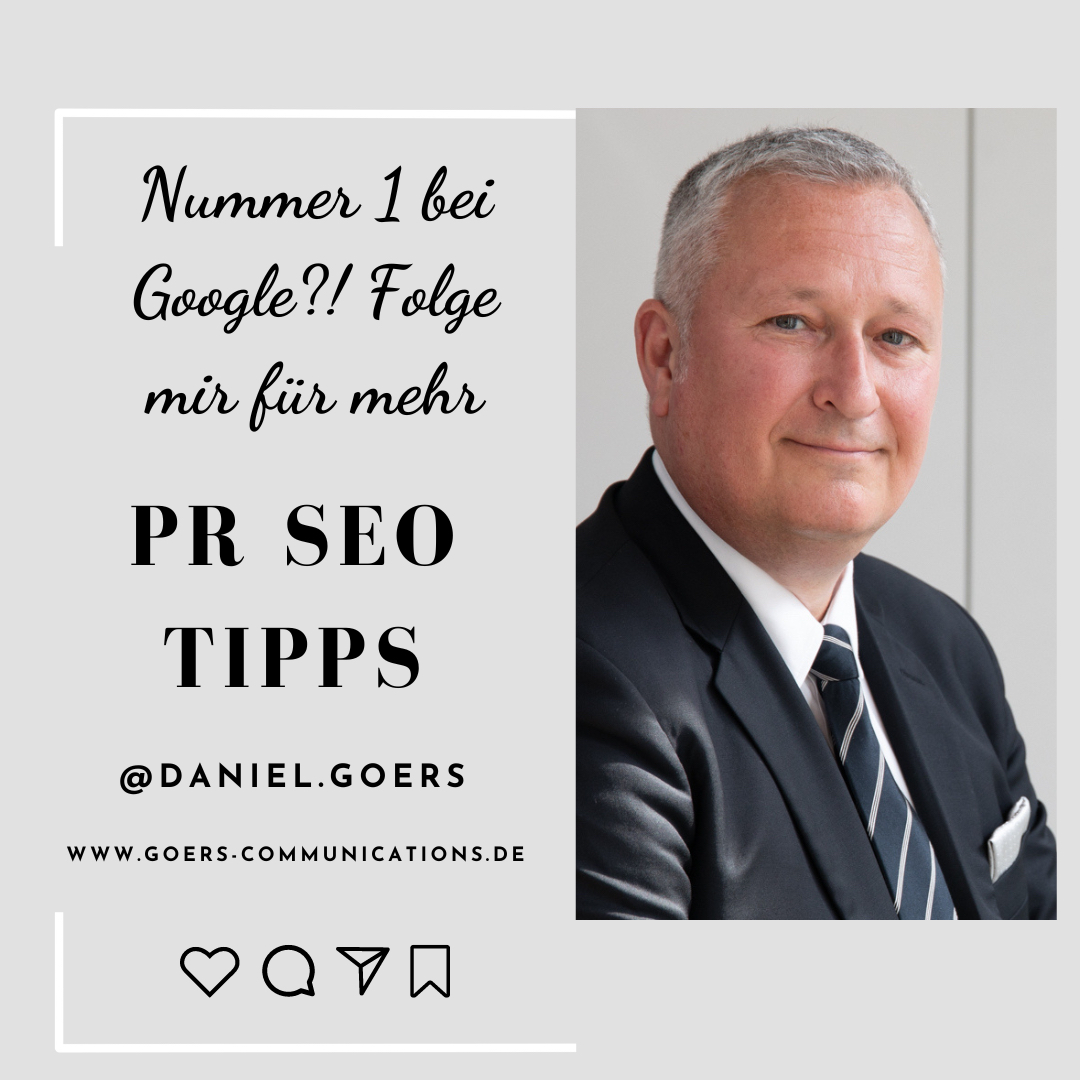 Der erfahrene PR- und SEO Berater Daniel Görs berät zu allen Fragen der Public Relations (Die Bildrechte liegen bei dem Verfasser der Mitteilung.) Der erfahrene PR- und SEO Berater Daniel Görs berät zu allen Fragen der Public Relations (Die Bildrechte liegen bei dem Verfasser der Mitteilung.)