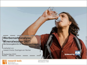 Werbemarktanalyse Mineralwasser 2023