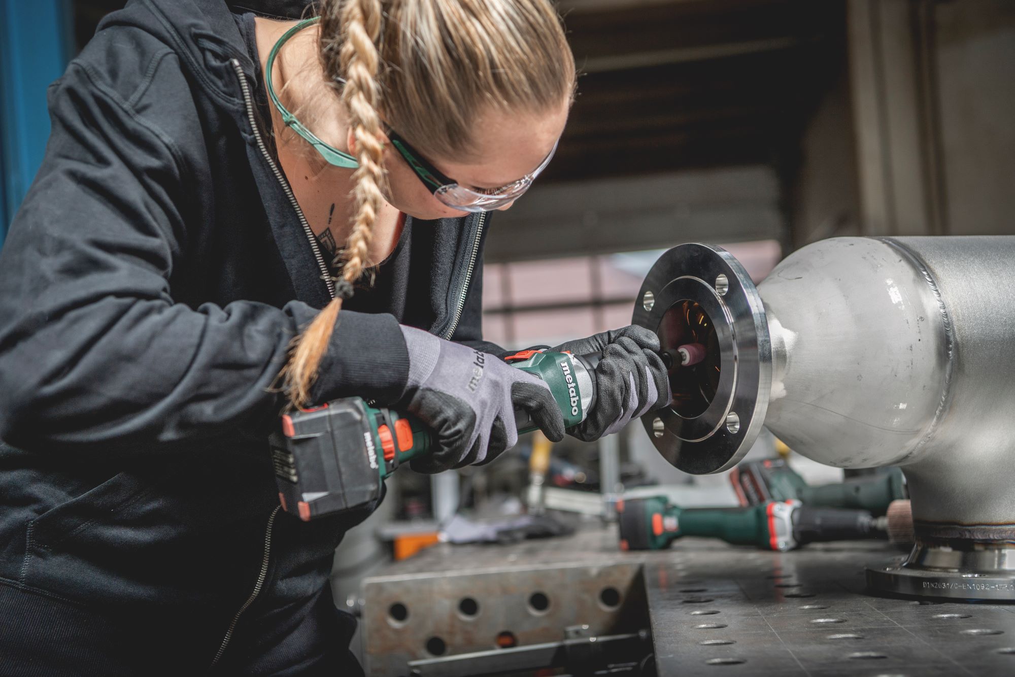 Metabo bringt vier neue 18-Volt Akku-Geradschleifer auf den Markt. Foto: Metabo (Die Bildrechte liegen bei dem Verfasser der Mitteilung.)