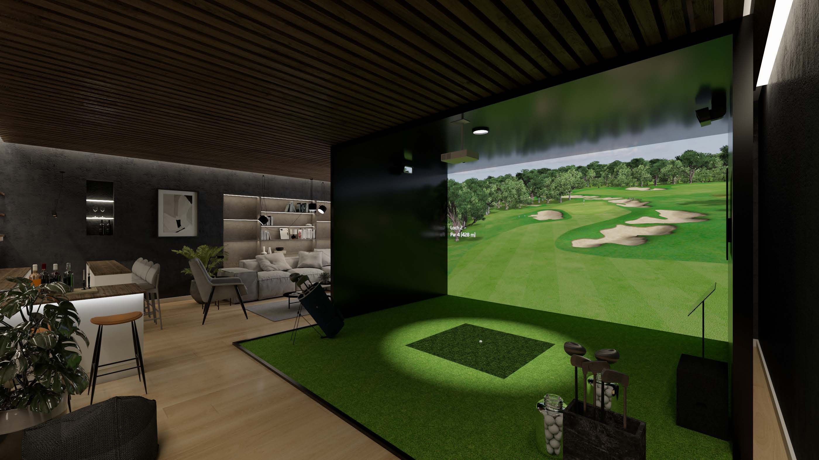 Beispielbild - Arcadia V2 Golfsimulator (Die Bildrechte liegen bei dem Verfasser der Mitteilung.) Beispielbild - Arcadia V2 Golfsimulator (Die Bildrechte liegen bei dem Verfasser der Mitteilung.)