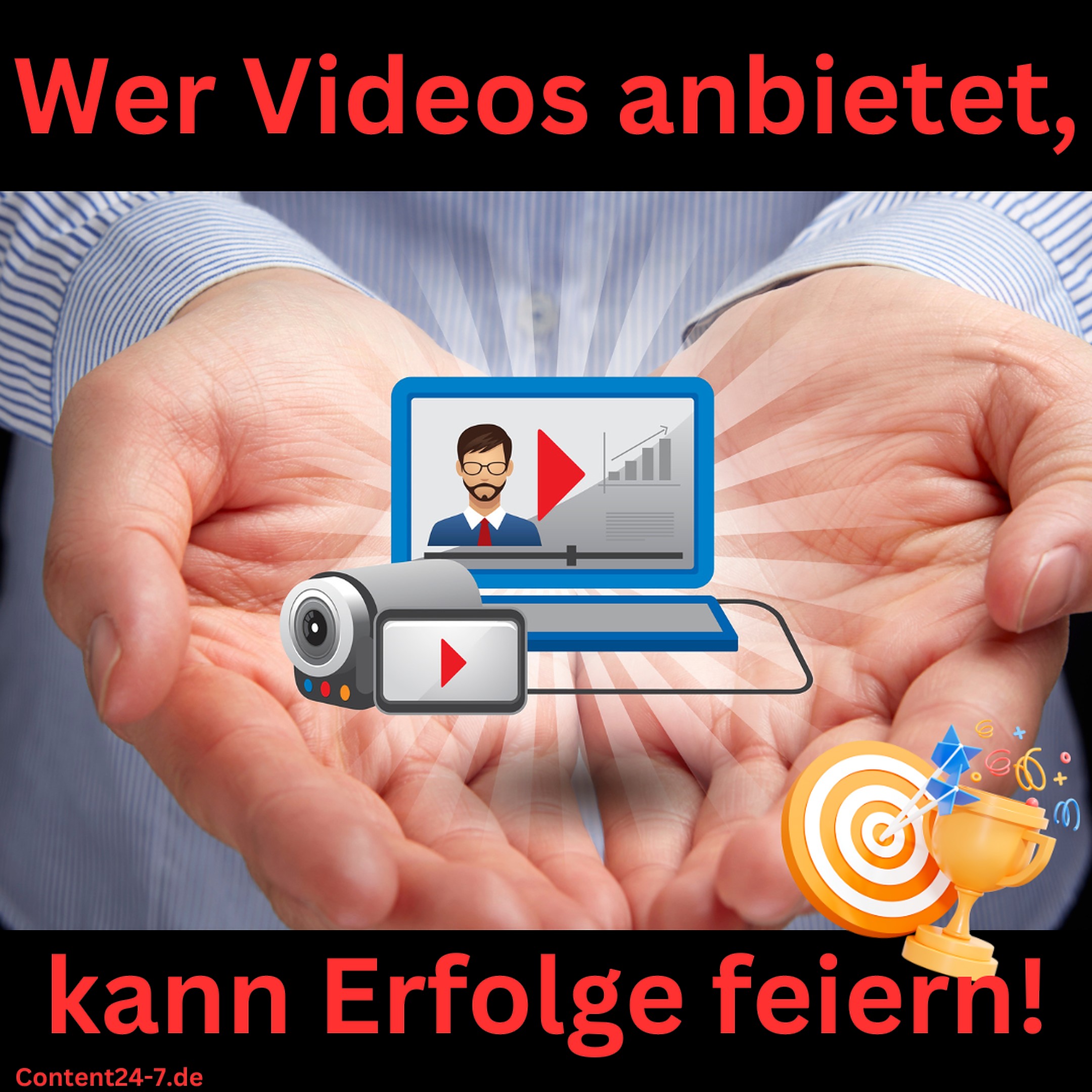 Videos sind lohnenswerter Content Videos sind lohnenswerter Content