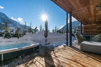 Private Spa im Chalet Salena (c) Daniel Demichiel (Hotel Quelle Nature Spa Resort)
