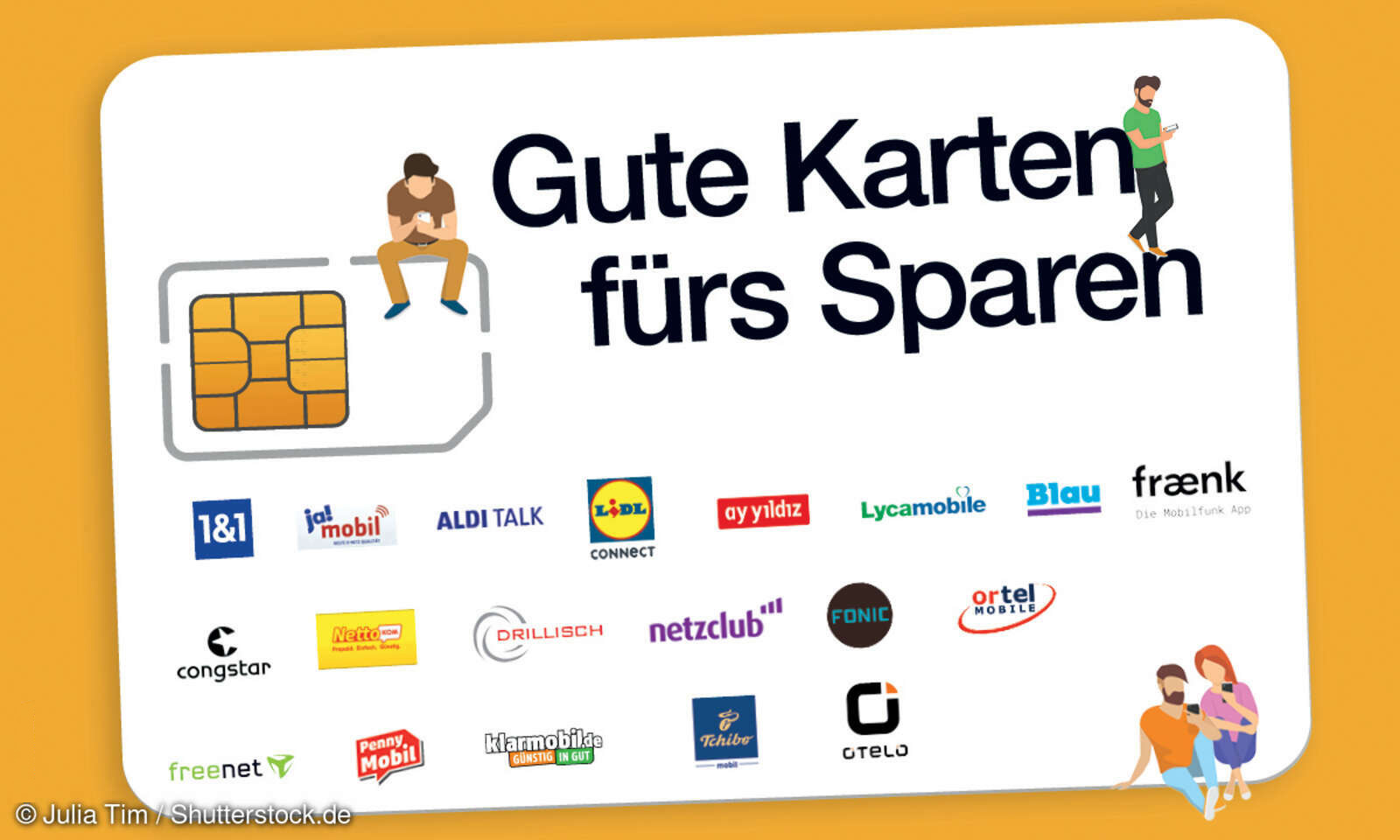 Freenet auf Platz 1 im connect Service-Test Mobilfunk-Discounter. (Die Bildrechte liegen bei dem Verfasser der Mitteilung.)