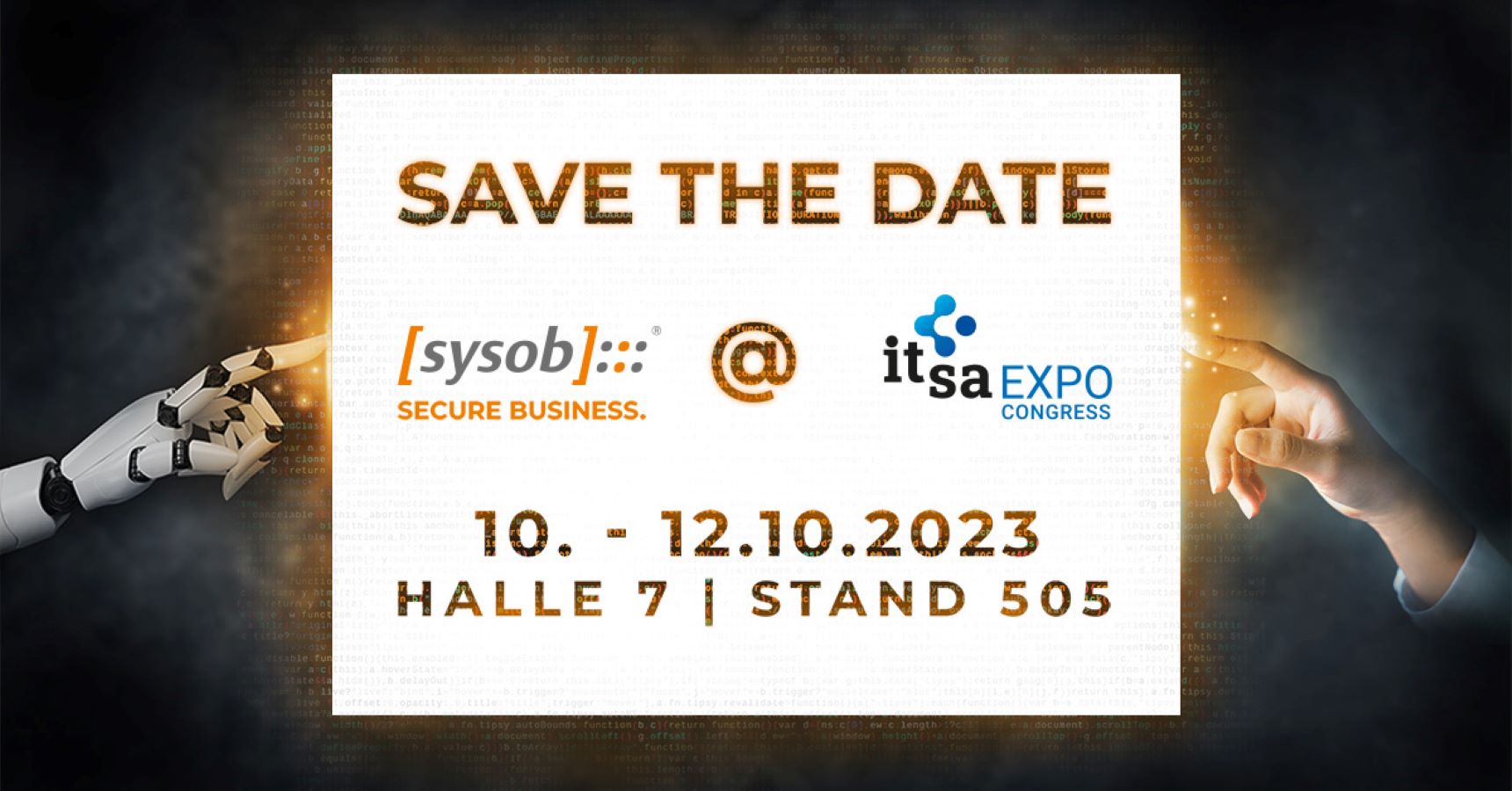sysob auf der it-sa 2023 sysob auf der it-sa 2023