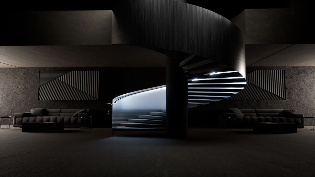 Ästhetische LED- Beleuchtung für Wendeltreppen (© Lux Glender GmbH) Ästhetische LED- Beleuchtung für Wendeltreppen (© Lux Glender GmbH)