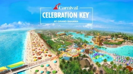 So soll Celebration Key einmal aussehen. Montage: Carnival Cruise Line