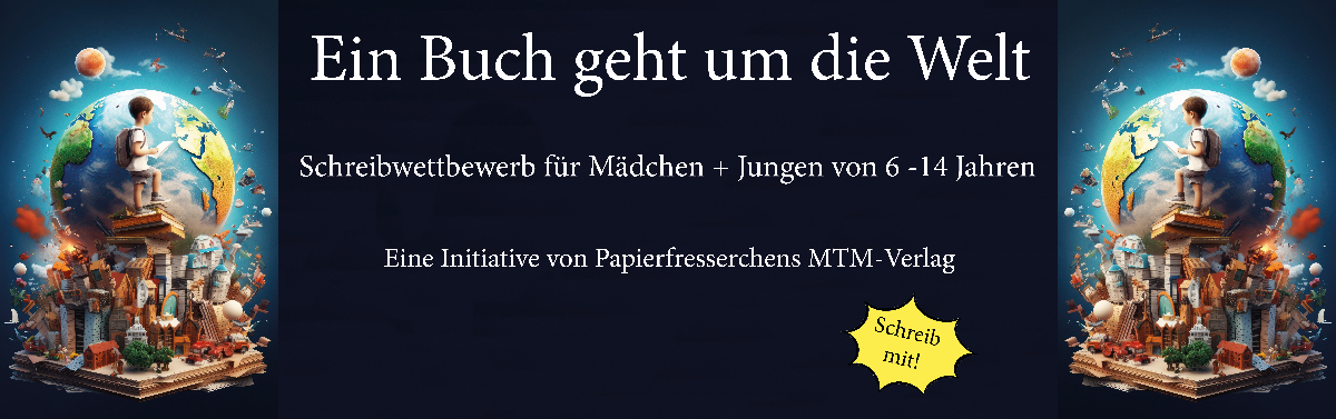 Ein Buch geht um die Welt - internationaler Schreibwettbewerb für Kinder. 