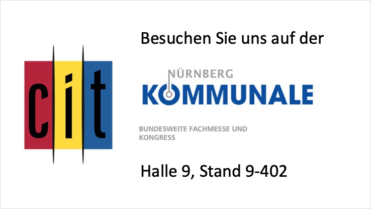 cit GmbH stellt ihre Low-Code-Plattform cit intelliForm auf der KOMMUNALE in Nürnberg vor. (Die Bildrechte liegen bei dem Verfasser der Mitteilung.) cit GmbH stellt ihre Low-Code-Plattform cit intelliForm auf der KOMMUNALE in Nürnberg vor. (Die Bildrechte liegen bei dem Verfasser der Mitteilung.)